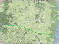 Route nach Porto Seguro ca. 290 Km